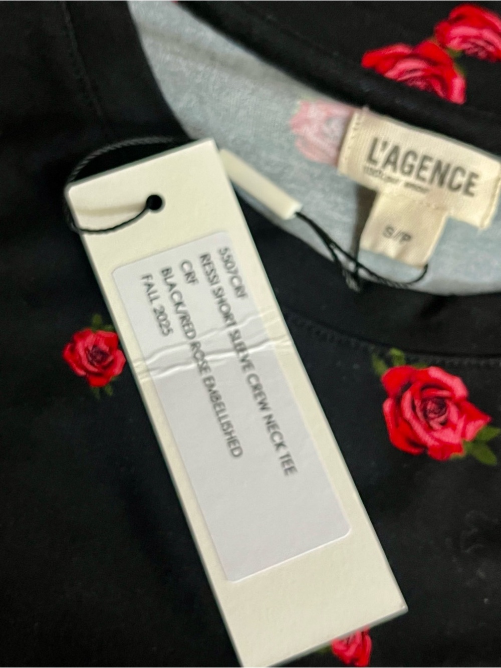 L’AGENCE Ressi Printed Jersey Top - Picture 8 of 10